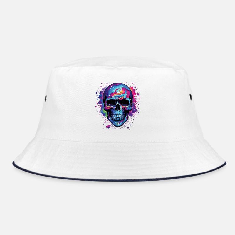 Psyche Schädel Nebula Bucket Hat