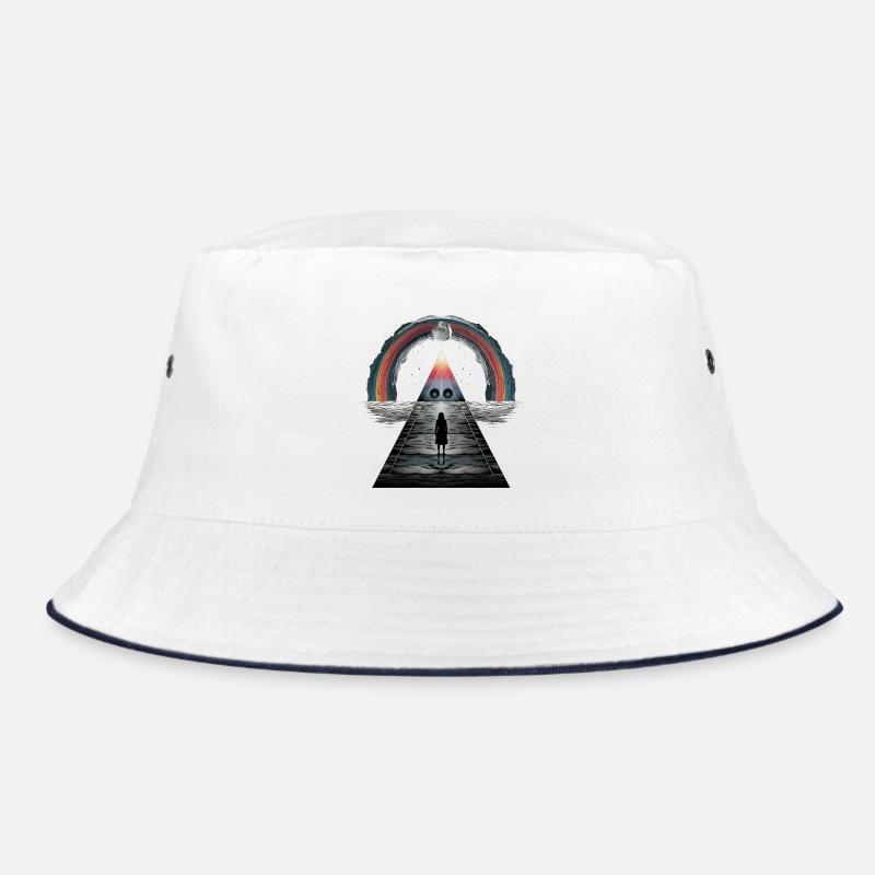 Rainbow Pyramid Moonlight Tango Dodgy Bucket Hat
