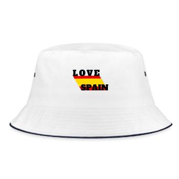 Amour Espagne Drapeau Tricolore - Bob - blanc/marine - Devant