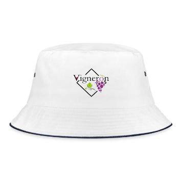 Winemaker - Bucket Hat - white/navy - Front