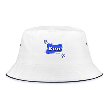 Ben - Bob - blanc/marine - Devant