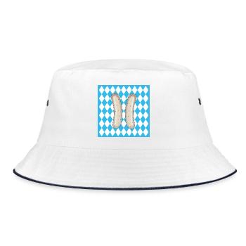 NUMBER 11 Eleven - Germany BAVARIA - Bucket Hat - white/navy - Front