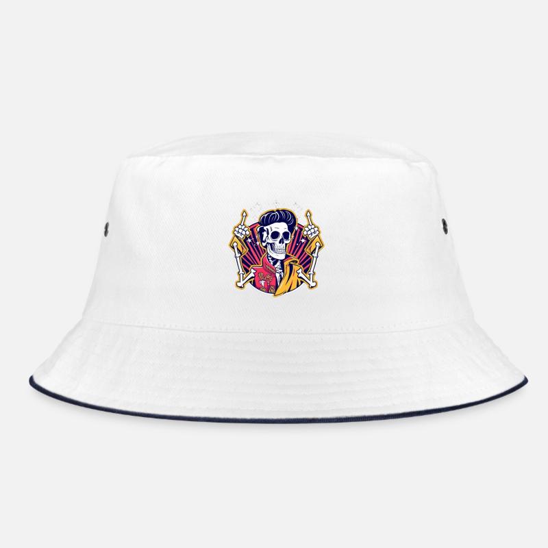 Neon Skull Rockabilly Duel Bob