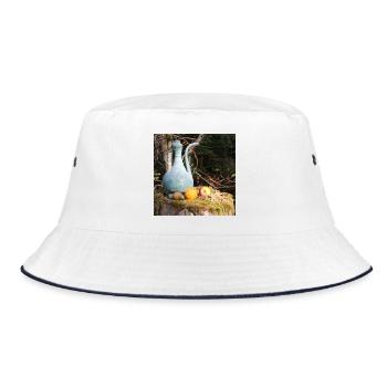 Copper pot in the Black Forest - Bucket Hat - white/navy - Front