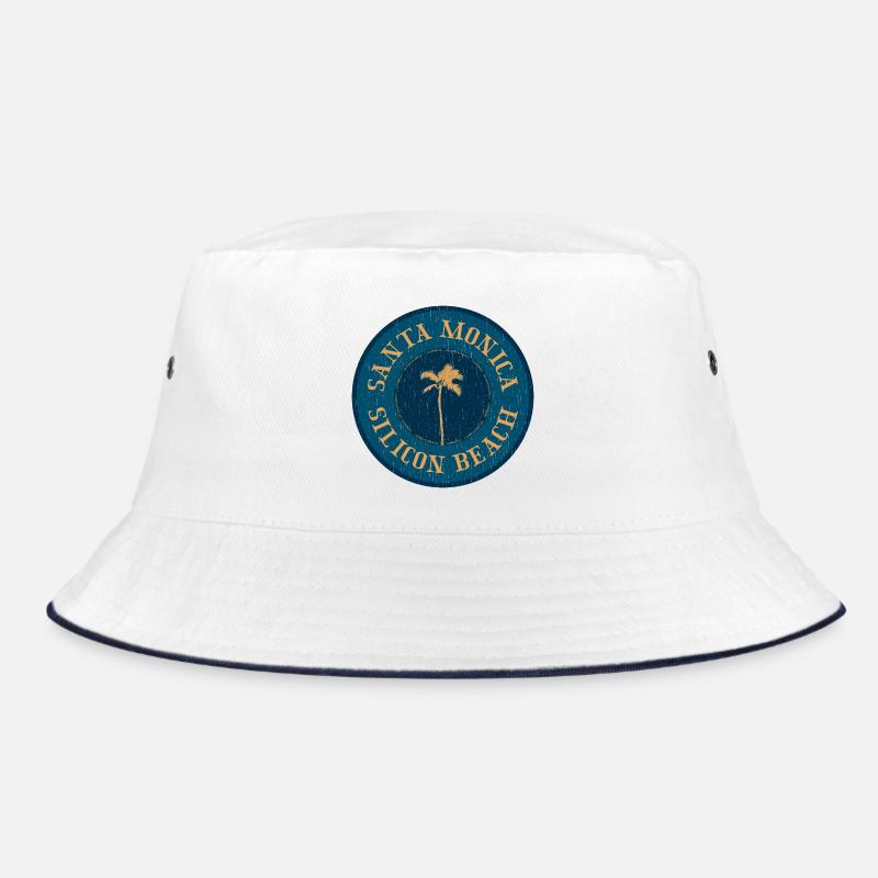 Logo rétro de Santa Monica – Style Silicon Beach Bob