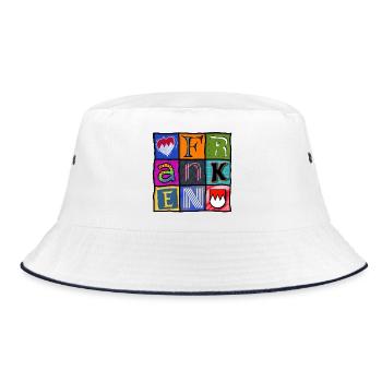 Franconia - Pop Art - Cool - Bucket Hat - white/navy - Front