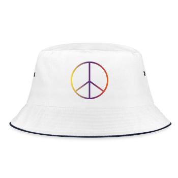 Symbole de la paix - Bob - blanc/marine - Devant