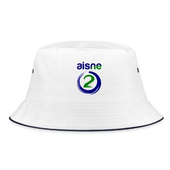 Aisne 02 - Bucket Hat - white/navy - Front