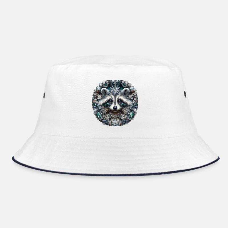 Frostbär Fraktal Muster Bucket Hat