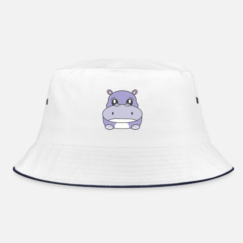 Trauriges Nilpferd Bucket Hat