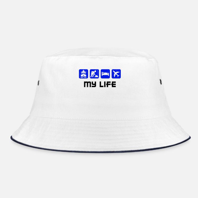 Job Statement Make Money Work Worker Bucket Hat