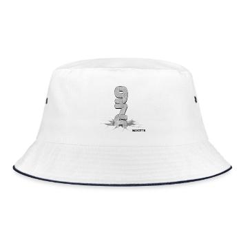 T SHIRT 976 mayotte - Bob - blanc/marine - Devant