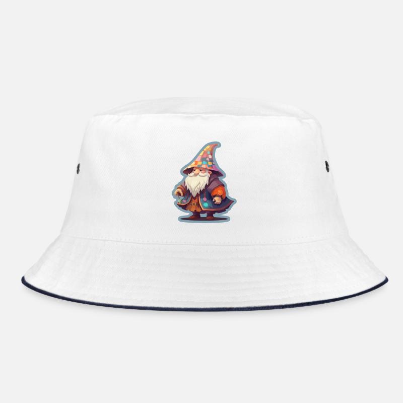 Nain avec un chapeau de magicien patchwork Camise fantastique Bob