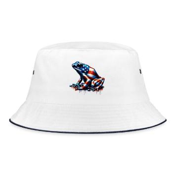 Poison Dart Frog, États-Unis - Bob - blanc/marine - Devant