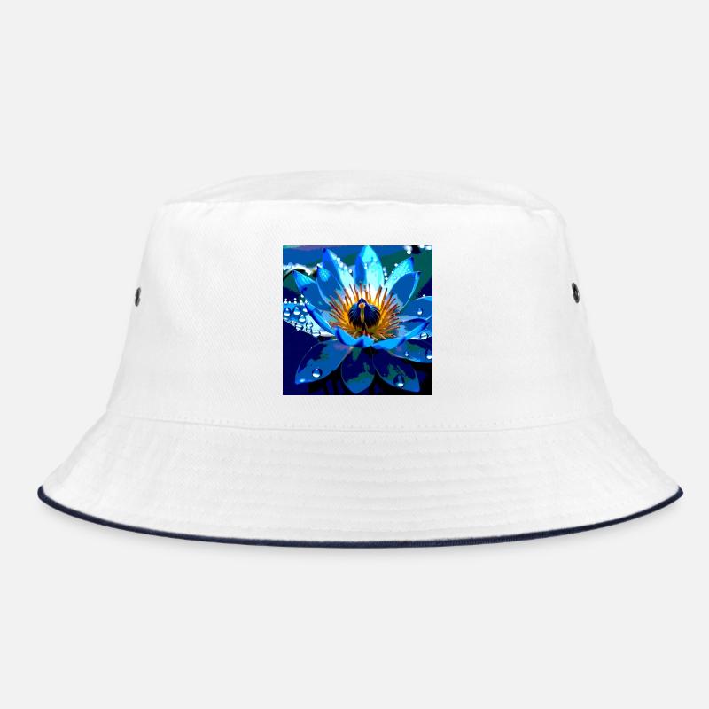 The Blue Lotus Bucket Hat