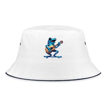 Guitare Poison Dart Frog - Bob - blanc/marine - Devant