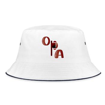 OPA AMERICAN FOOTBALL SPORT - Bucket Hat - Weiß/Navy - Vorne