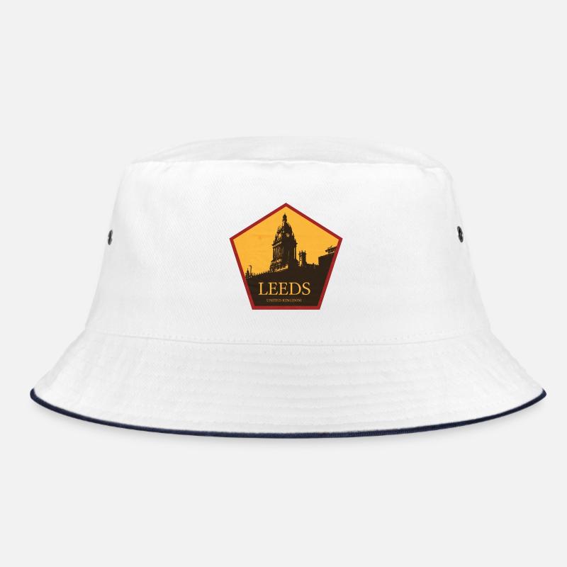 Leeds Uhrturm Silhouette Bucket Hat
