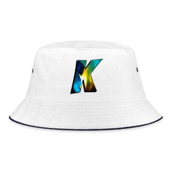 Gorilla 01 - K2 - Bucket Hat - Weiß/Navy - Vorne