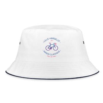 Rando cyclo Lille-Hardelot, en Hauts-de-Franc - Bob - blanc/marine - Devant