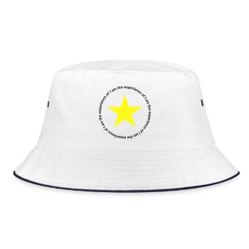 Mantric 2 - I am - Bucket Hat - white/navy - Front