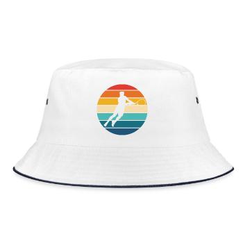 Tennis - Bucket Hat - white/navy - Front