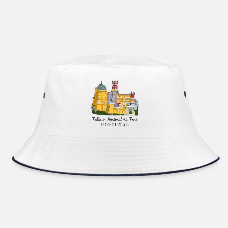 Portugal, Palacio da Pena, Sintra Hand Drawing Bucket Hat