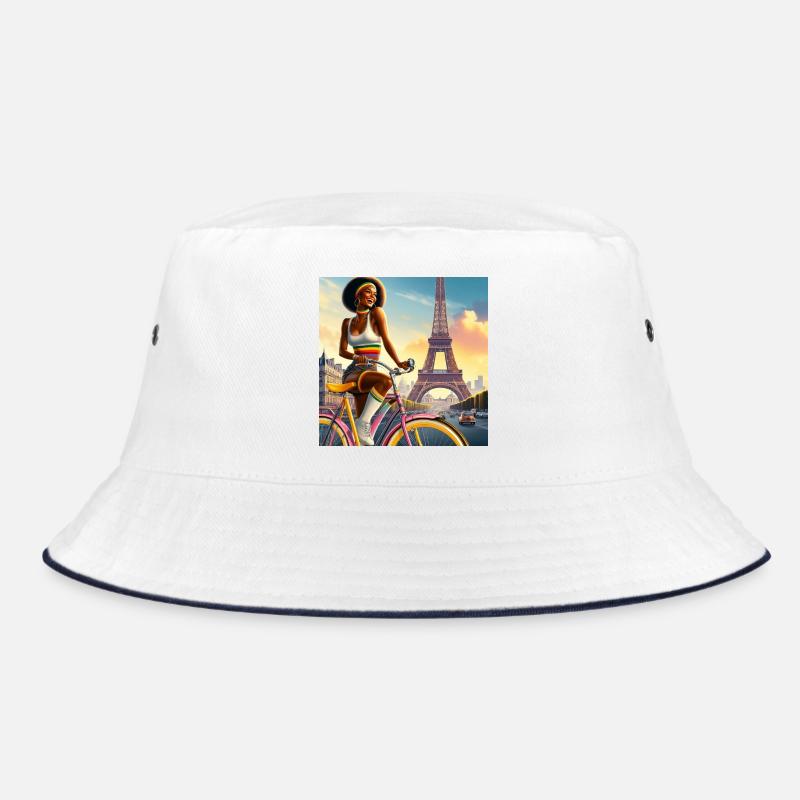 Belle Fille à Vélo, Tour Eiffel Bob