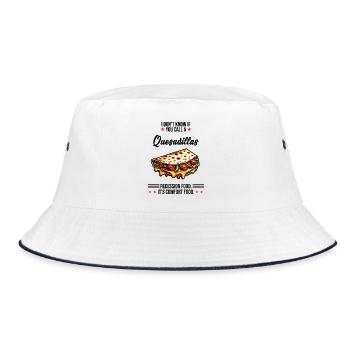 Quesadillas C'est un plat réconfortant Mexicain - Bob - blanc/marine - Devant