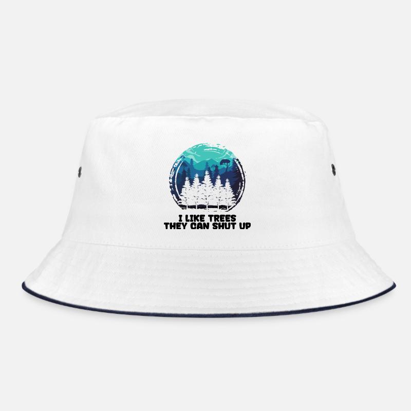 Cool Saying Tree Forestry Lumberjack Forest Work Bucket Hat