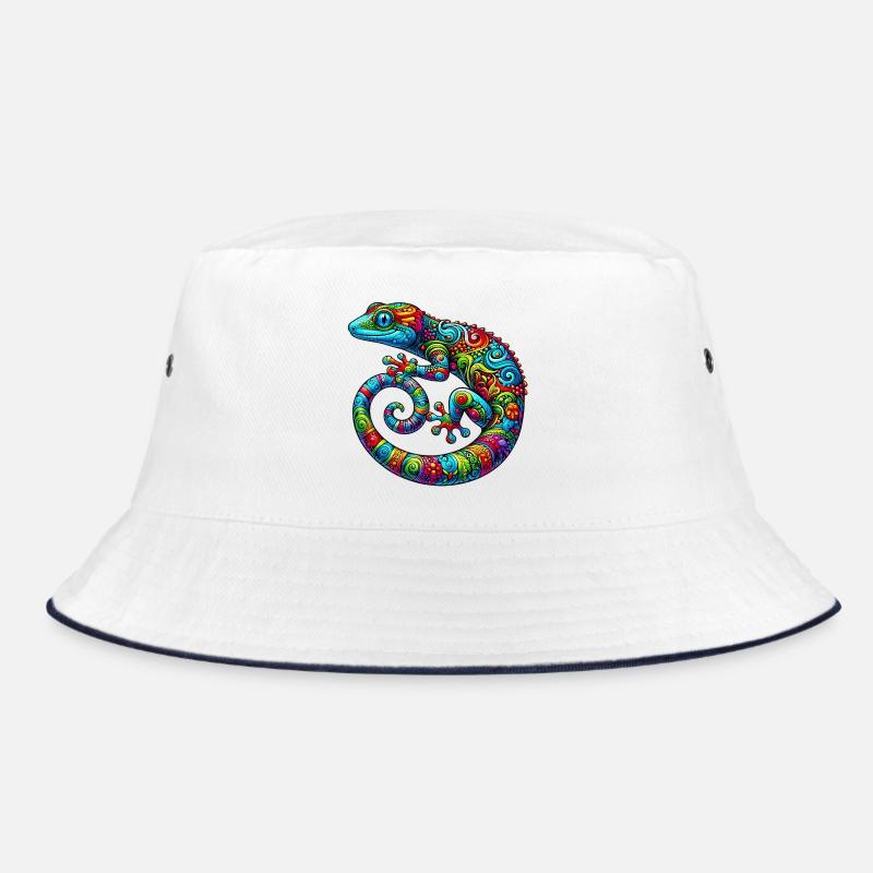 Gecko - Bob - blanc/marine