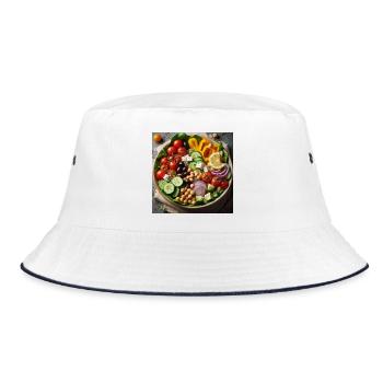 Délicieuse salade méditerranéenne - Bob - blanc/marine - Devant