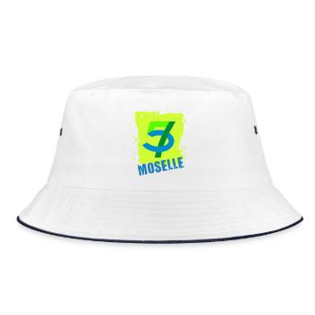 Moselle - Bucket Hat - white/navy - Front