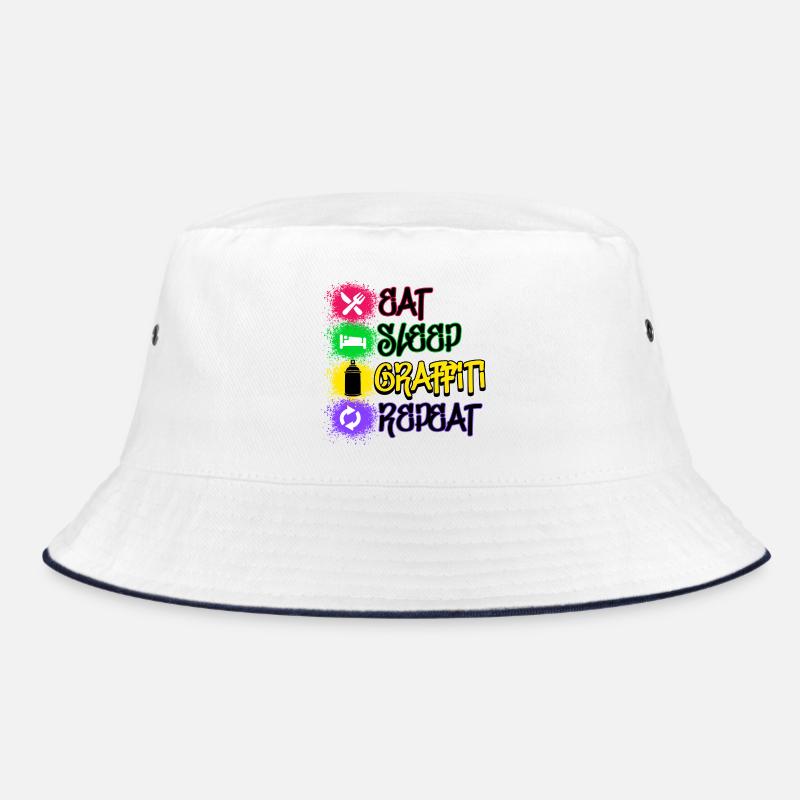 Graffiti Statement Sprayer Spraydose Kunst Bucket Hat