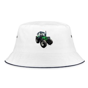 Tracteur DX 4.31 - Bob - blanc/marine - Devant