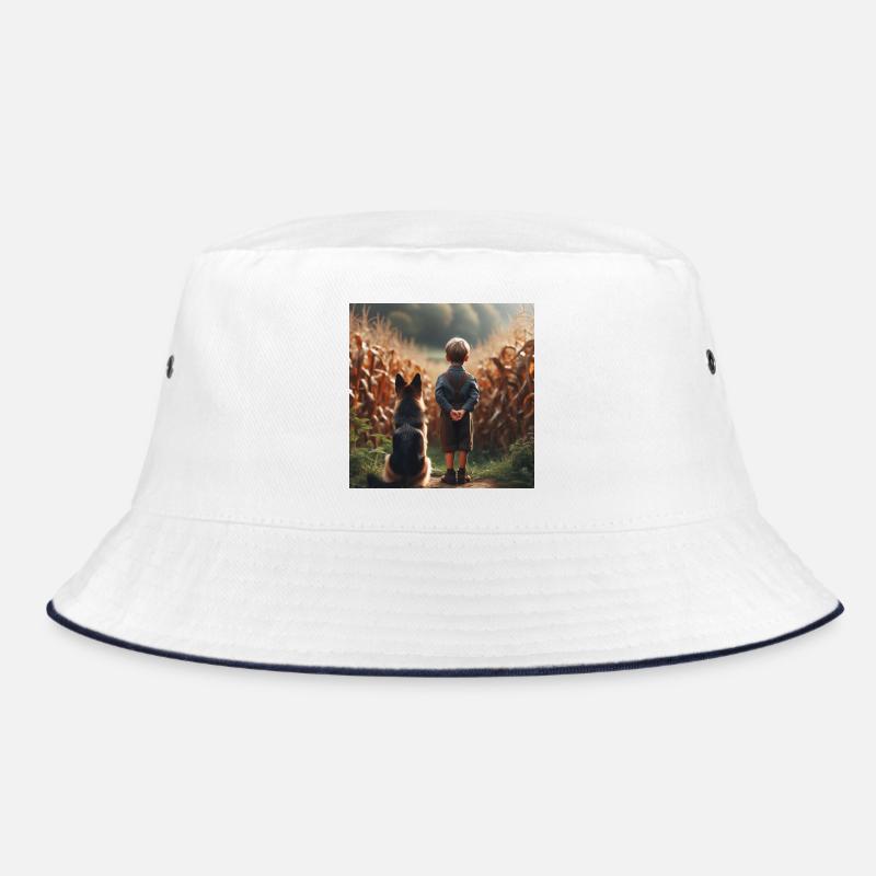 German Shepherd Art Bucket Hat