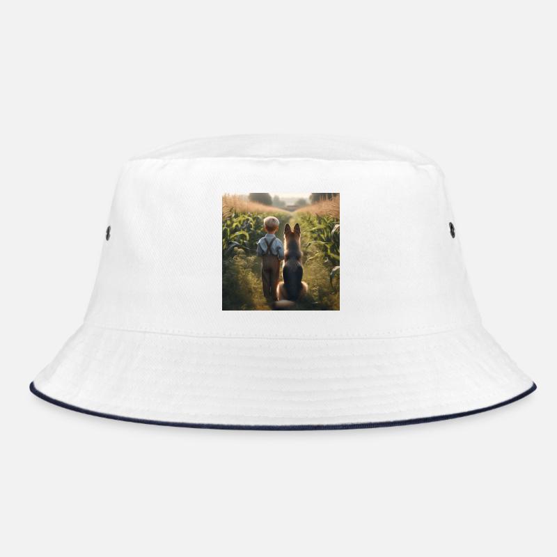 Deutscher Schäferhund Kunst Bucket Hat