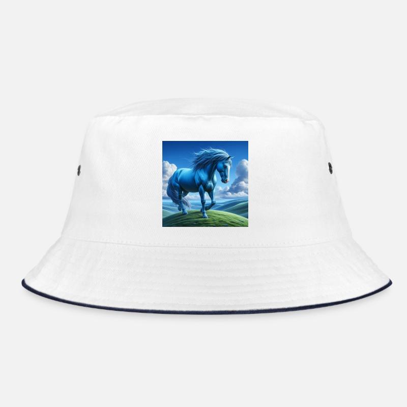 Blue Horse Bucket Hat