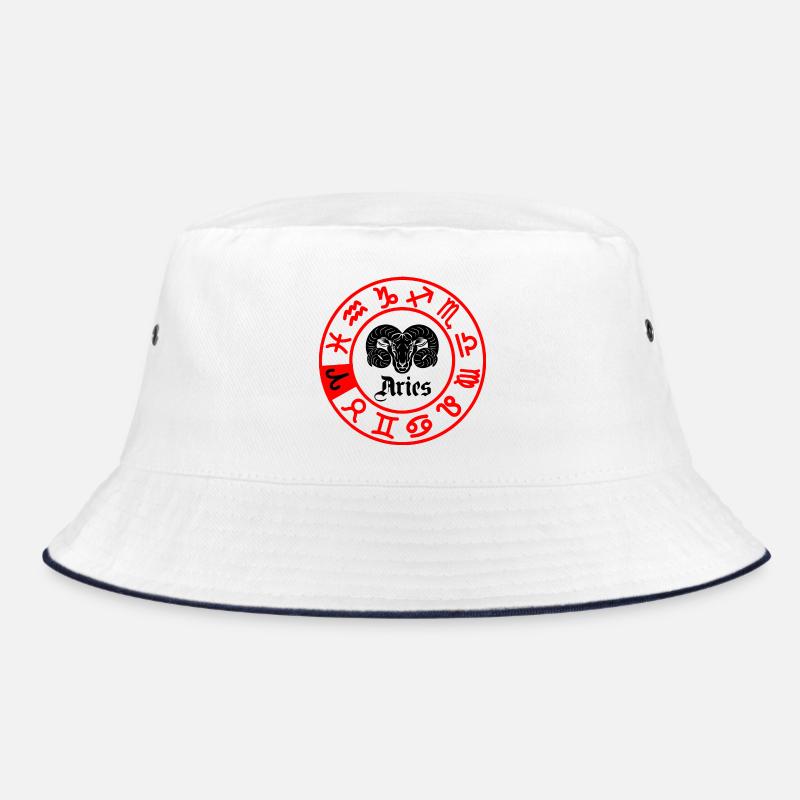 Zwölf Sternzeichen Widder Widder Bucket Hat