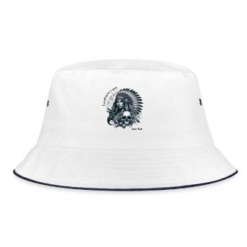 Native American Wisdom - Bucket Hat - white/navy - Front
