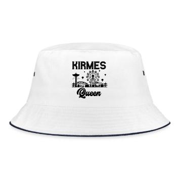 Funfair, Queen, Fair, Fair, Folk Festival - Bucket Hat - white/navy - Front
