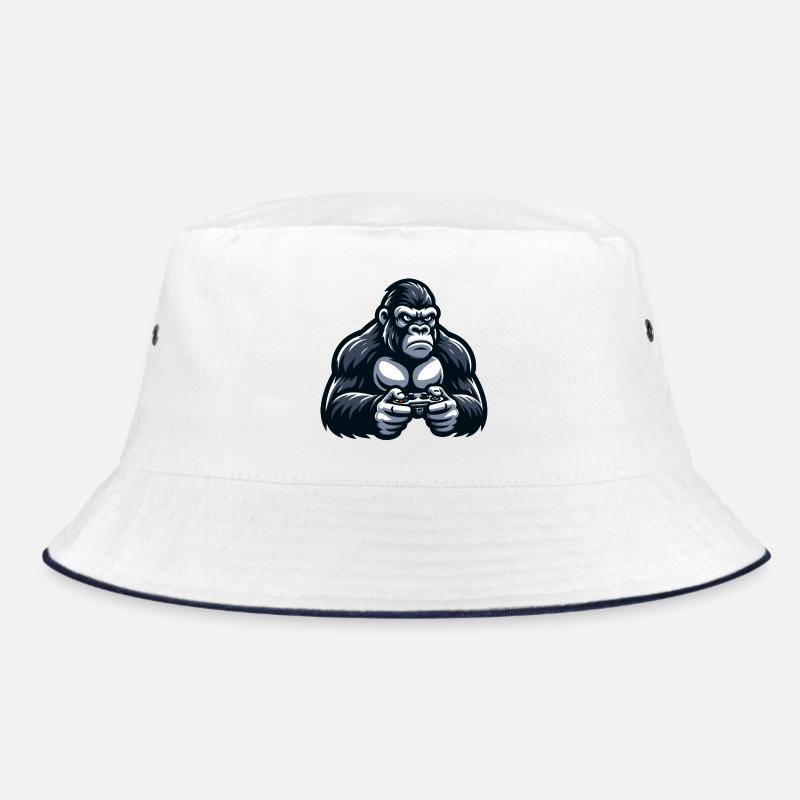 Game On Gorilla: The Ultimate Gamer's Challenge Bucket Hat