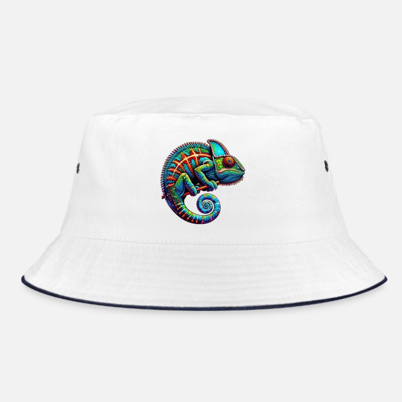 Caméléon - Bob - blanc/marine