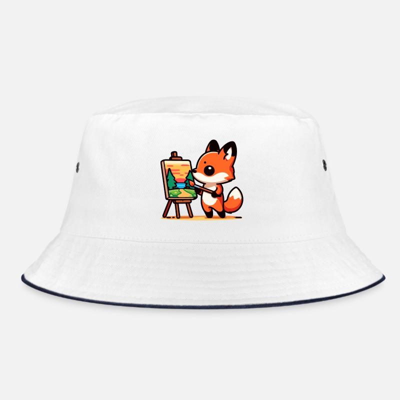 Fox Palette: The Forest Painter Bucket Hat