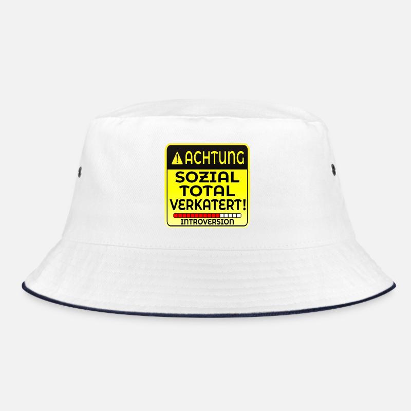INTROVERTIERTE PERSON INTROVERSION IRONIE Bucket Hat