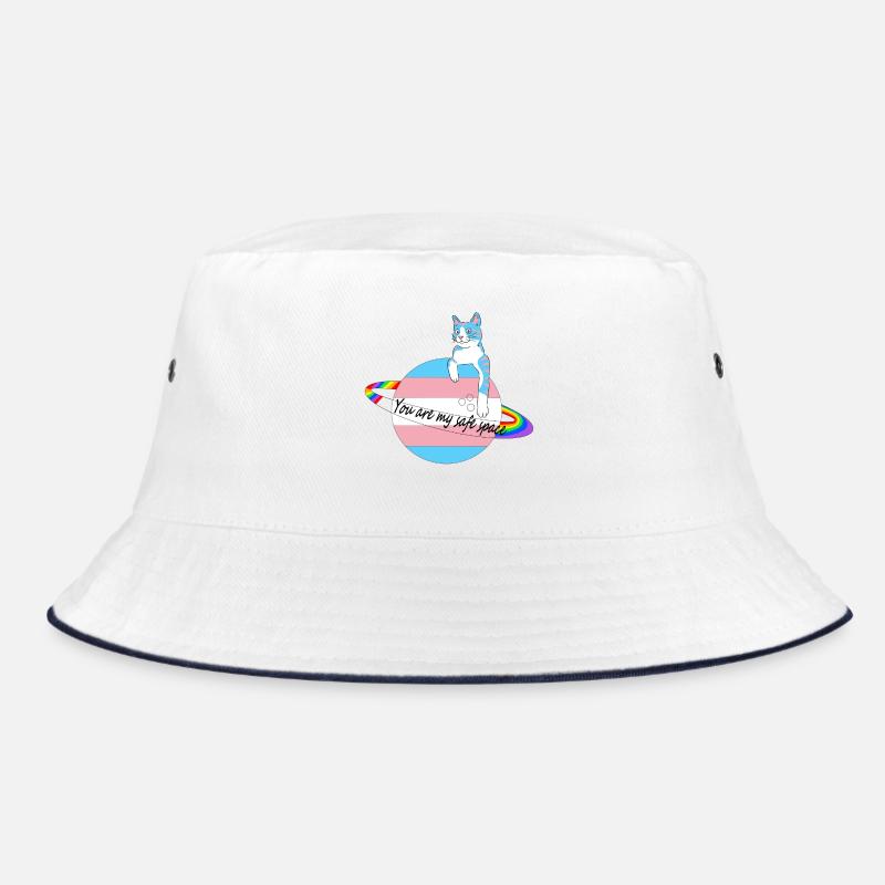 Safe Space Cat Bucket Hat