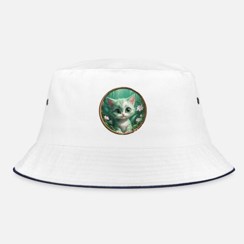 Jungle Katze im Smaragdglanz Bucket Hat