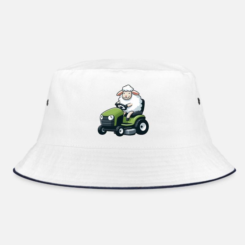 Schaf Lamm Rasenmäher Gartenpflege Bucket Hat
