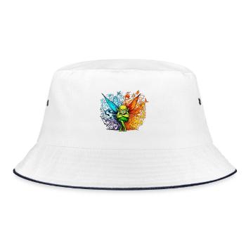 The Mother's Fairy - Bucket Hat - white/navy - Front