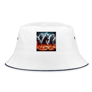 Mares of Diomedes - Bucket Hat - white/navy - Front